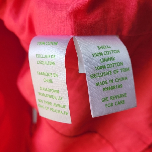 Lilly Pulitzer Tank Top Size 6 Coral Color White Embroidered Lined Back Zipper - Picture 7 of 11